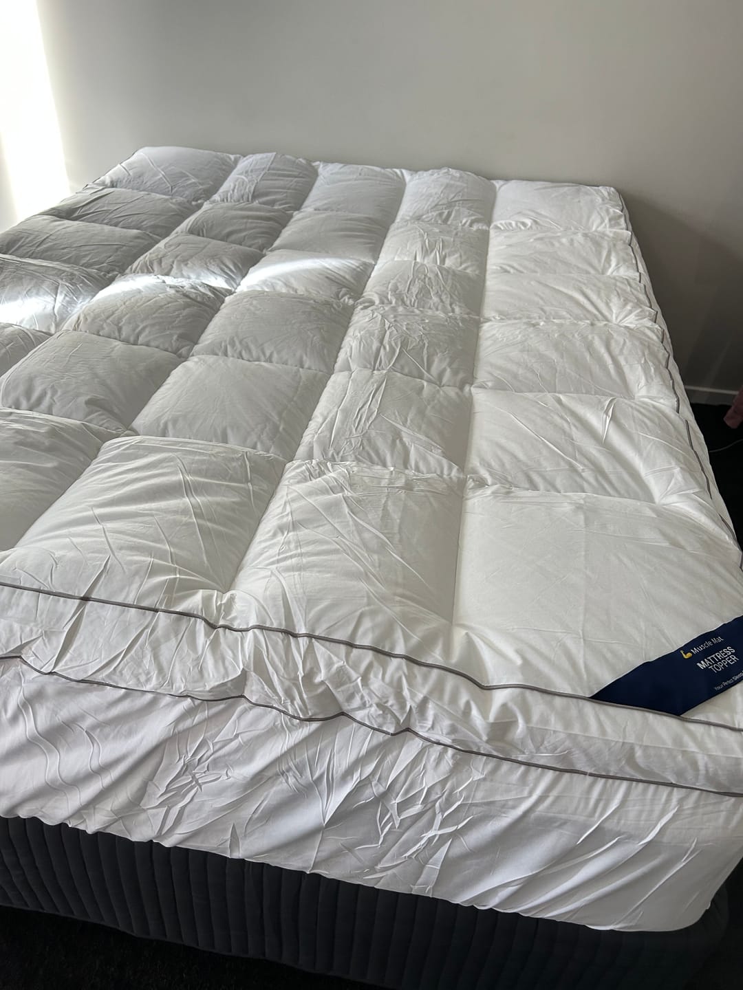 Customer photo review of Muscle Mat Luxury Mattress Topper