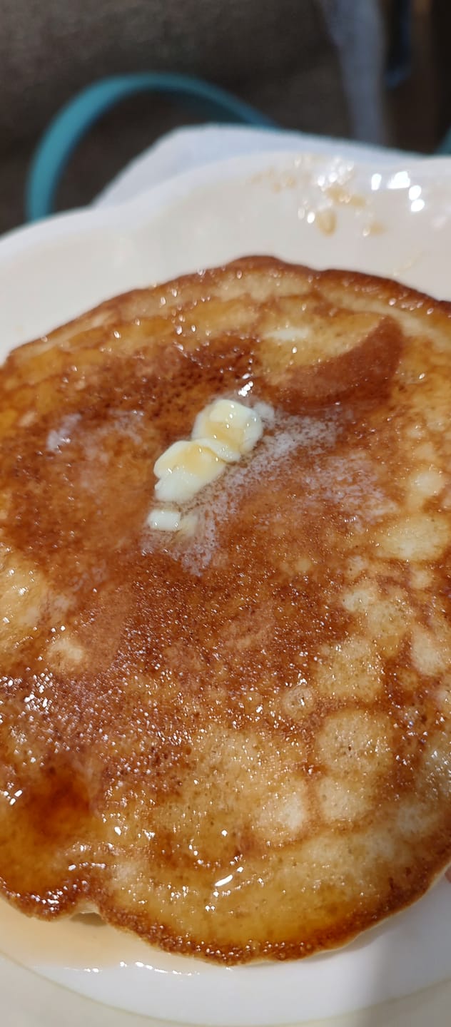 Customer photo review of Cousin T's Gourmet Gluten Free Buttermilk Pancake Mix