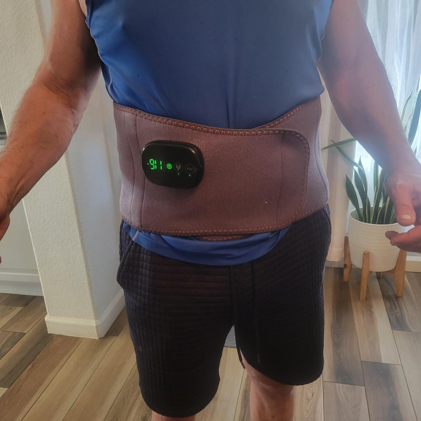 Customer photo review of HeatBoost™ Red Light Lumbar Belt
