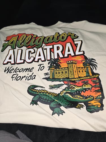 Customer photo review of Alligator Alcatraz T-Shirt