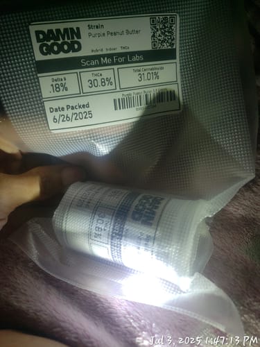 Customer photo review of Purple Peanut Butter