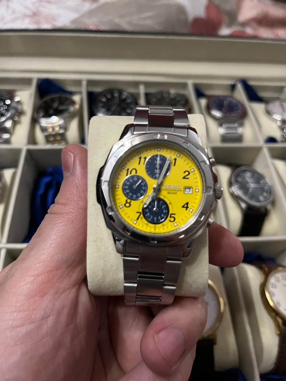 Customer photo review of Reloj Seiko Chronograph SND409P1 Quartz Acero JDM 40mm