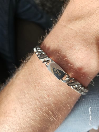 Customer photo review of Familieschakel Armband Voor Vaderdag