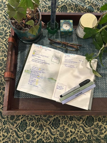 Customer photo review of Fast Brain Daily Productivity Planners - Quarterly Set