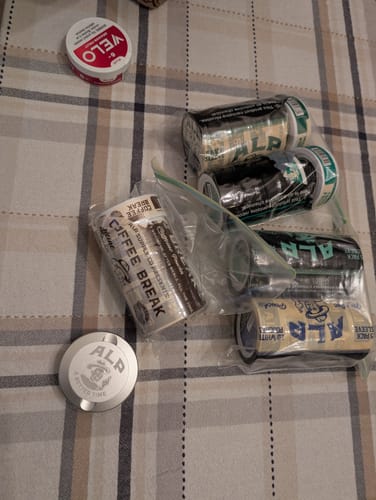 Customer photo review of Coffee Break Caffeine Pouches