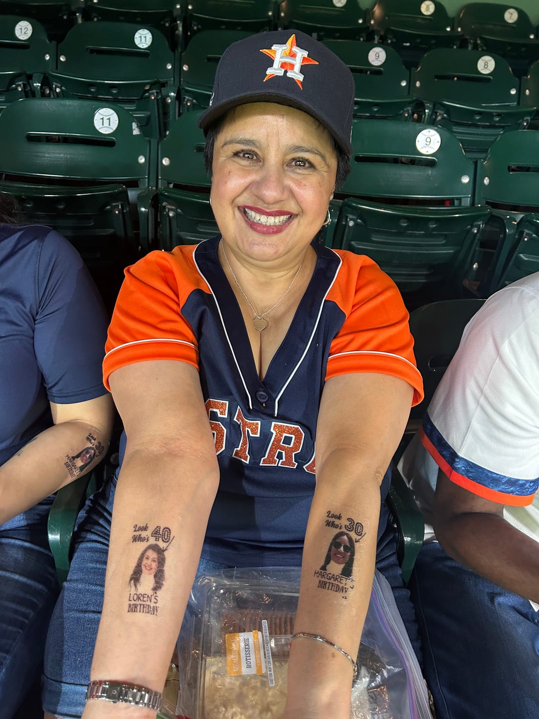 Customer photo review of Look Who's Birthday! Custom Tattoo