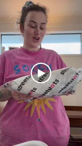 Customer video review of Men's fitted ringer t-shirt