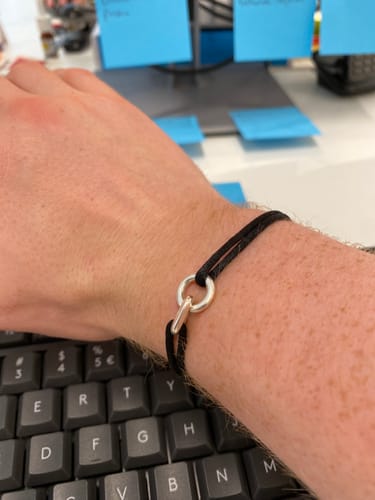 Customer photo review of Element Bracelet Silver - Black