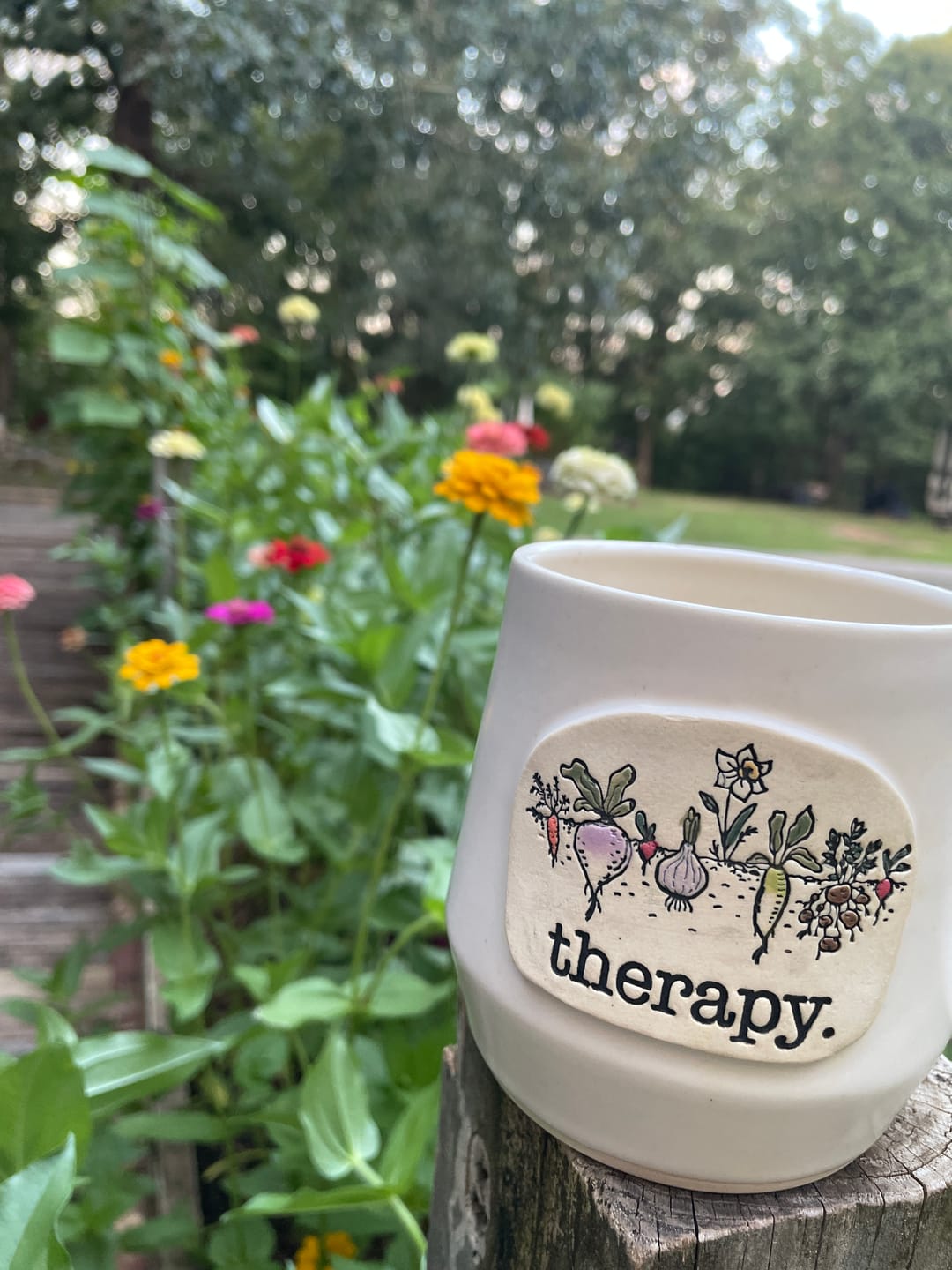 Customer photo review of Garden Therapy Mugs