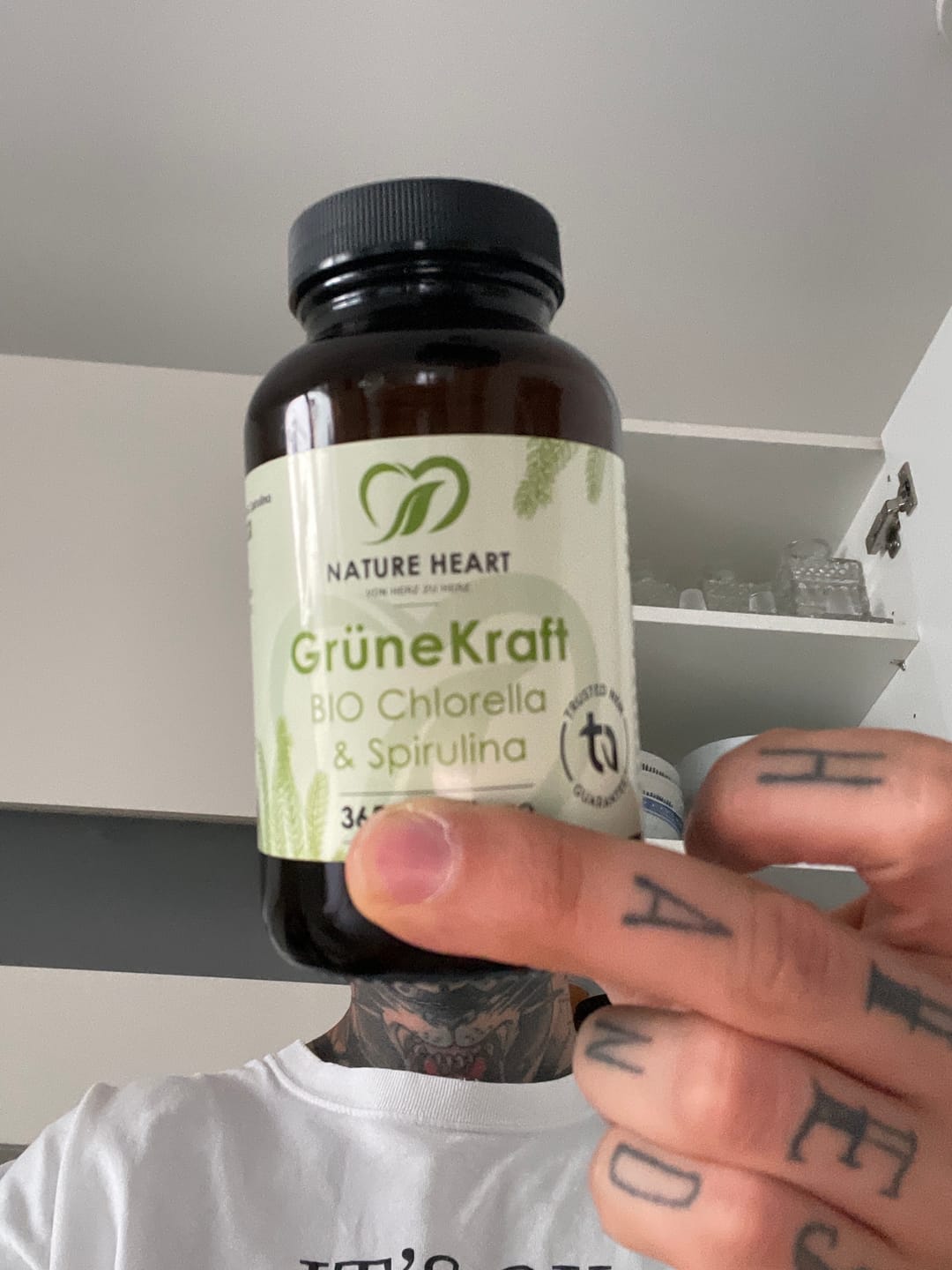 Customer photo review of Grüne Kraft - Bio Chlorella & Spirulina