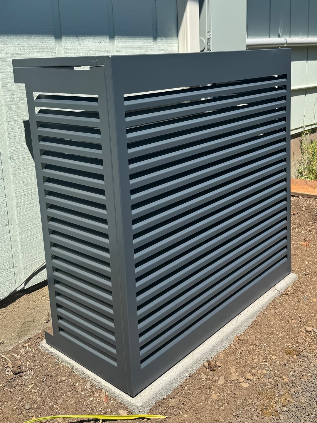 Customer photo review of Mini-Split AC Cover - Black