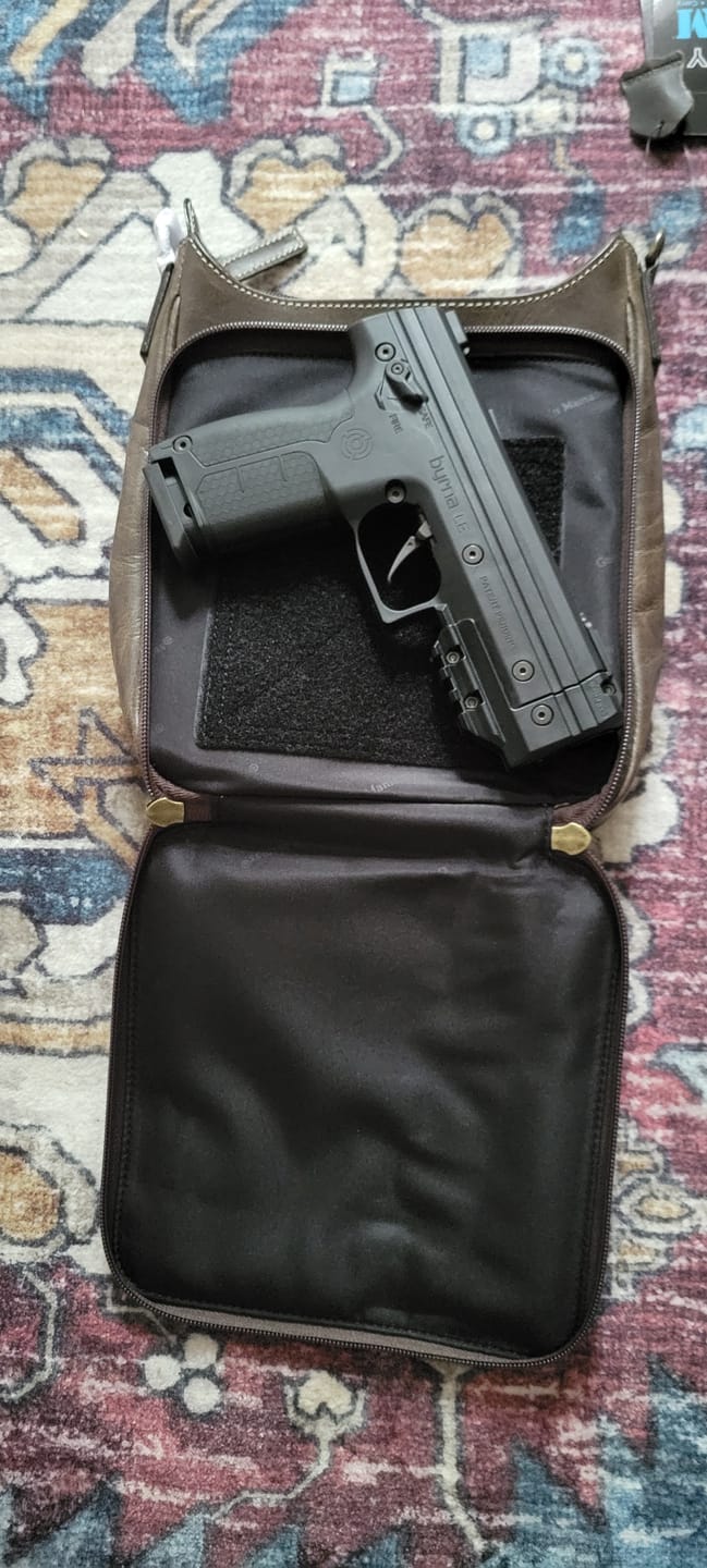 Customer photo review of Concealed Carry Crossbody Mail Pouch