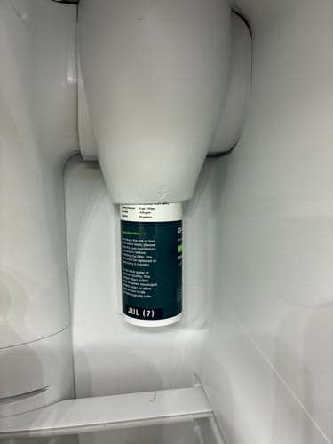 Customer photo review of Glacier Fresh Compatible with GE XWFE Refrigerator Water Filter(with rfid chip)
