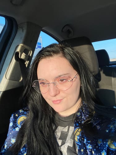 Customer photo review of Ally Eyeglasses