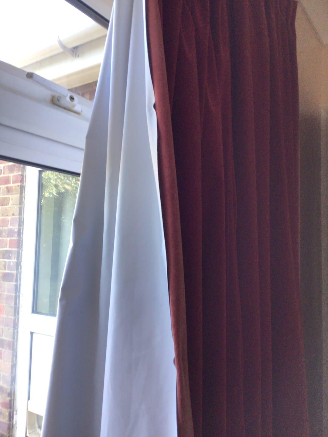 Customer photo review of Blackout Curtain Lining Fabric