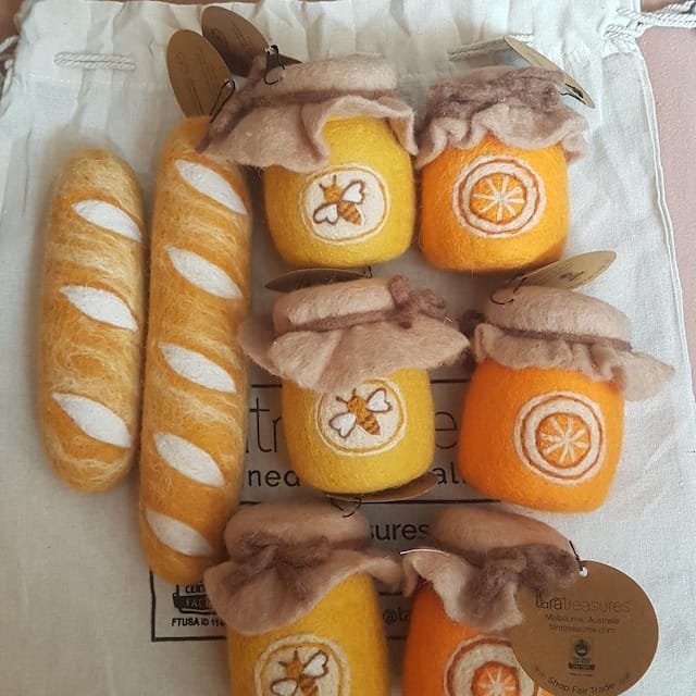 Customer photo review of Felt Baguette (Set of 2)