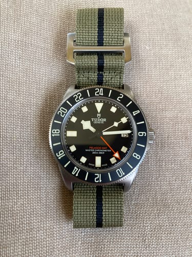 Customer photo review of Glomar Explorer - Hook & Loop Strap Striped