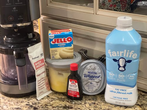 Customer photo review of Whey Protein Powder - Single Serving Sample Stick Packs