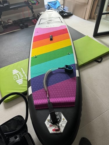 Customer photo review of Aquaplanet MAX 10’6″ Inflatable Paddle Board Package - Prism