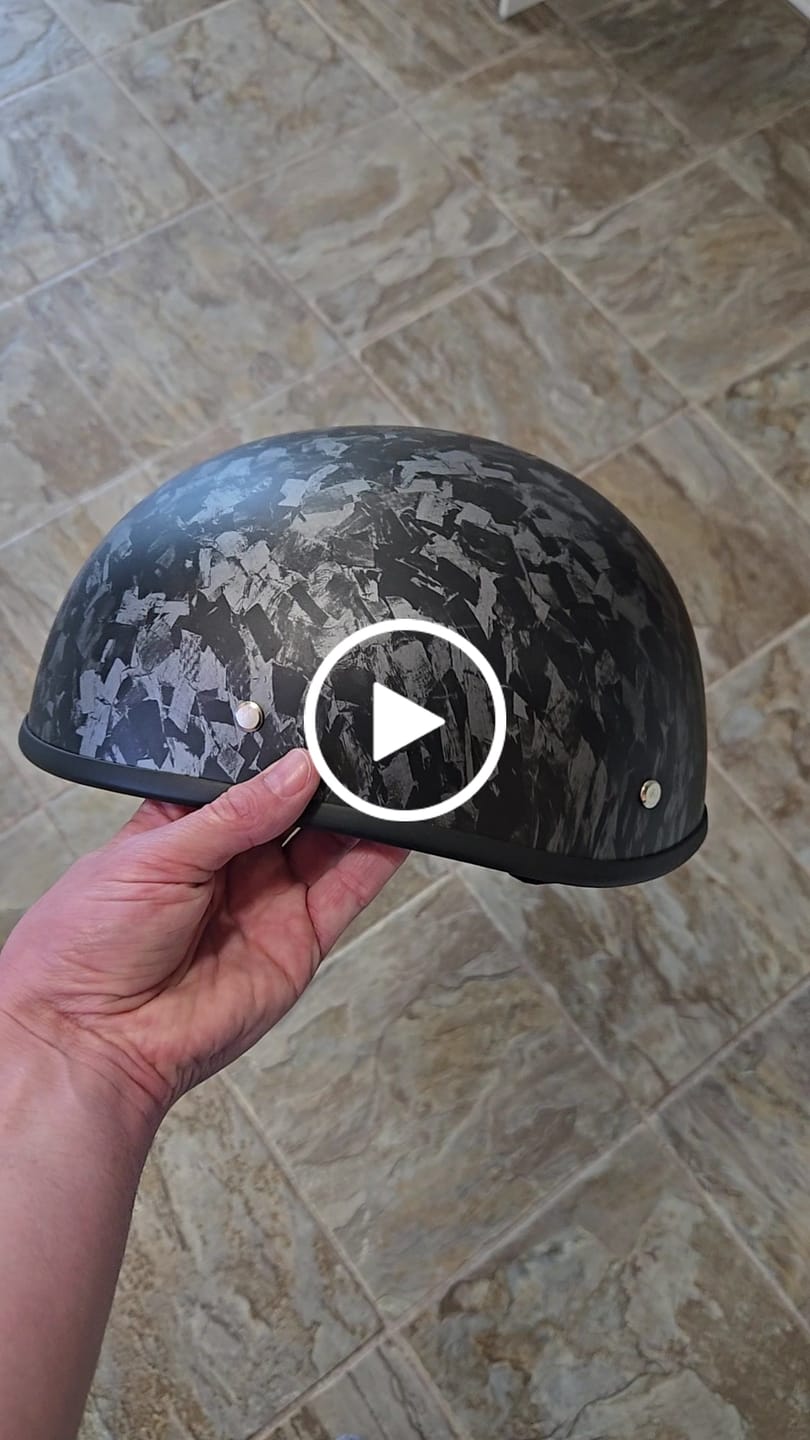 Customer video review of Smallest Lightest SOA DOT Beanie Helmet - Carbon Fiber