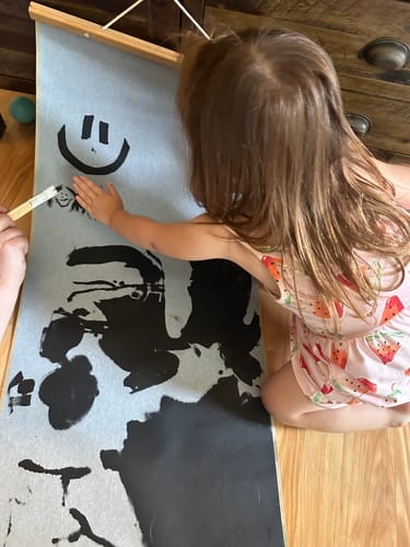 Customer photo review of BUY 2: Magic Canvas & Brush Set