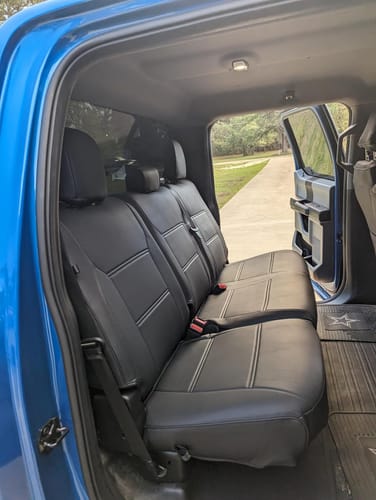 Customer photo review of Premium Custom-Fit Seat Covers
