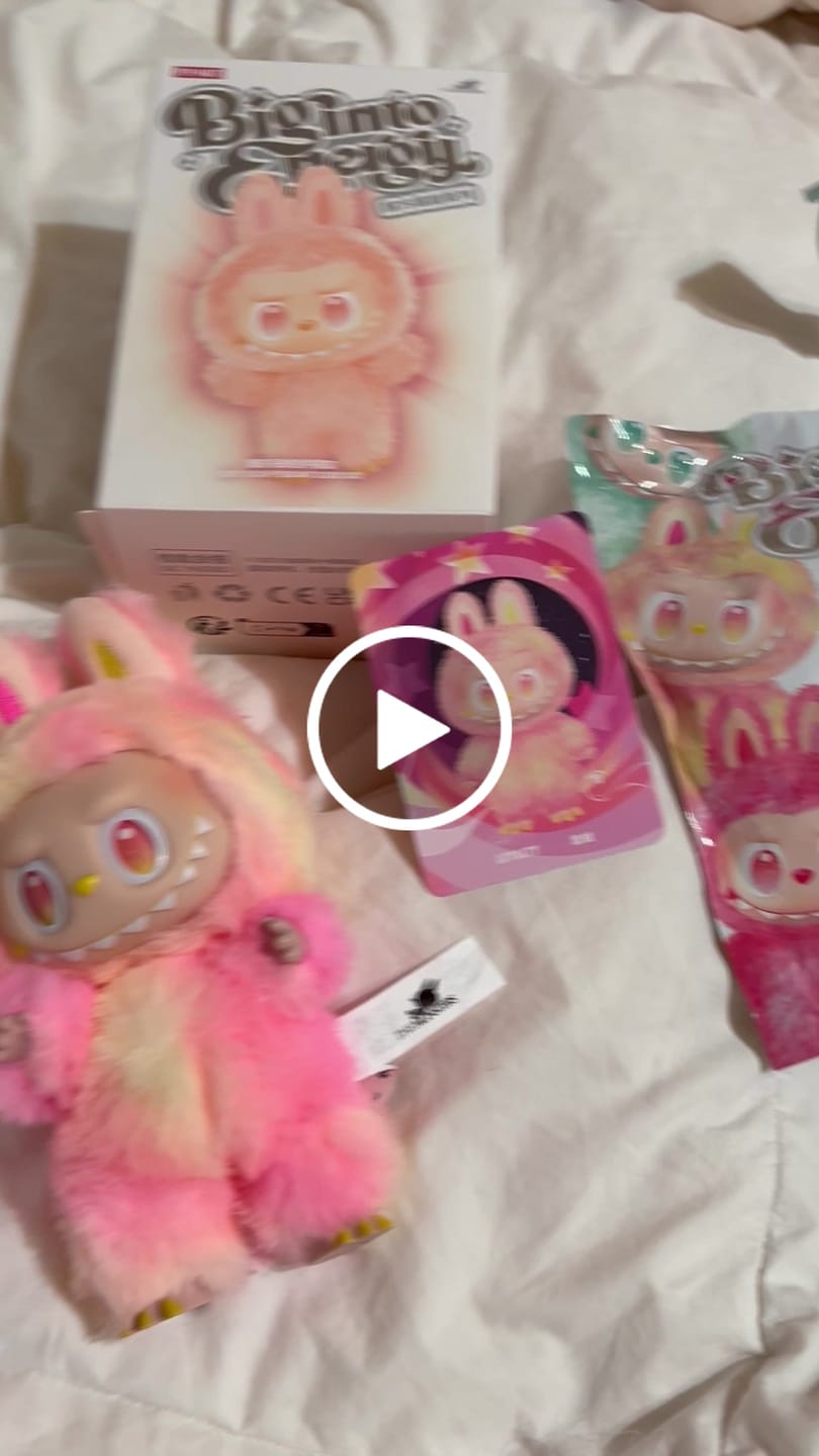Customer video review of Pop Mart The Monsters Big Into Energy Series Vinyl Plush Pendant Blind Box