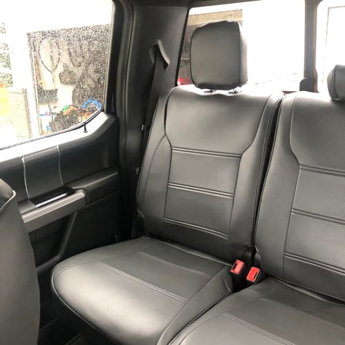 Customer photo review of Premium Custom-Fit Seat Covers