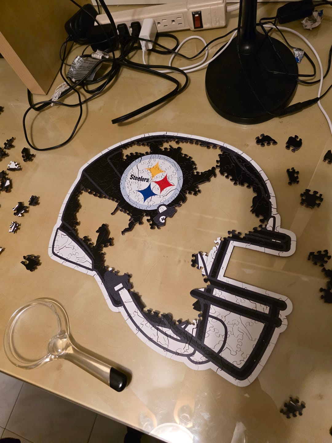 Customer photo review of Pittsburgh Steelers™ Helmet - Wooden Puzzle