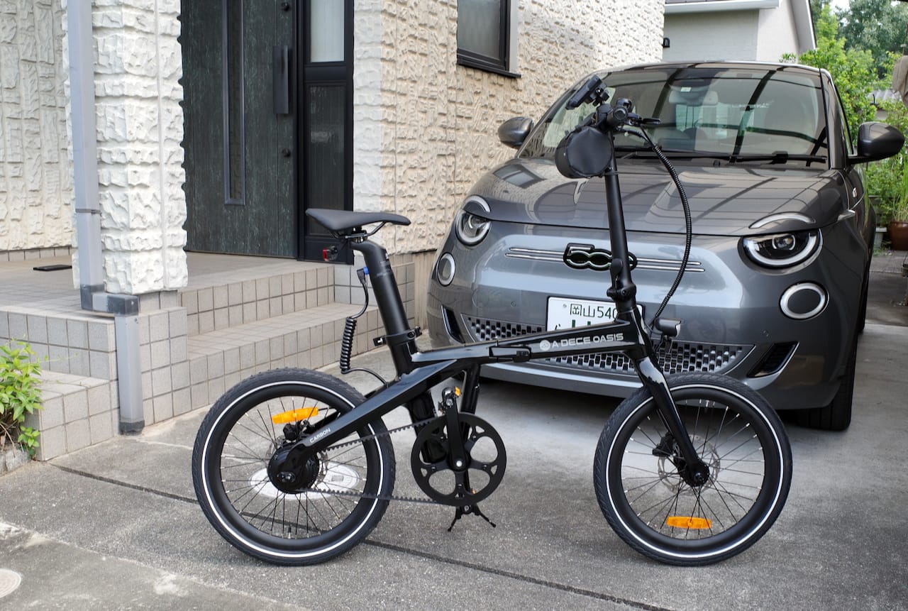 Customer photo review of Air Carbon 折りたたみ電動アシスト自転車