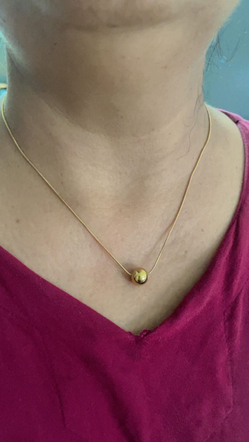 Customer photo review of Multi Stone Q Clasp Bracelet & Stone & Strand Necklace Combo Set