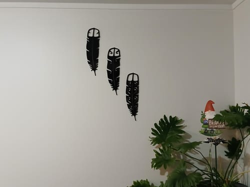 Customer photo review of Huia Feather Trio