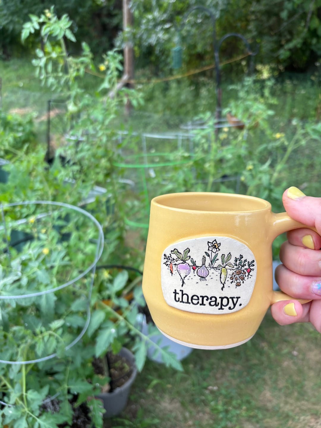 Customer photo review of Garden Therapy Mugs