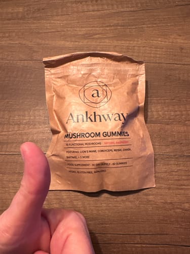Customer photo review of Mushroom Gummies