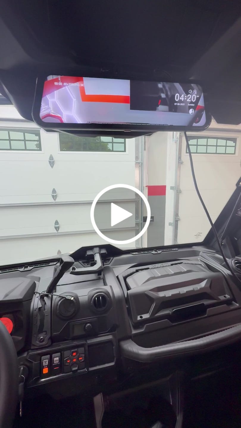 Customer video review of WOLFBOX G900 TriPro Bumper Version 3 Channel Rearview Mirror Cam with Exclusive 30-Month Warranty