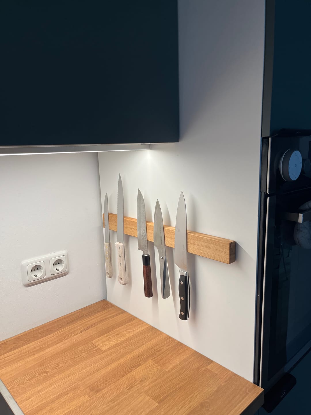 Customer photo review of Magnet Messerleiste CULTRO aus Holz