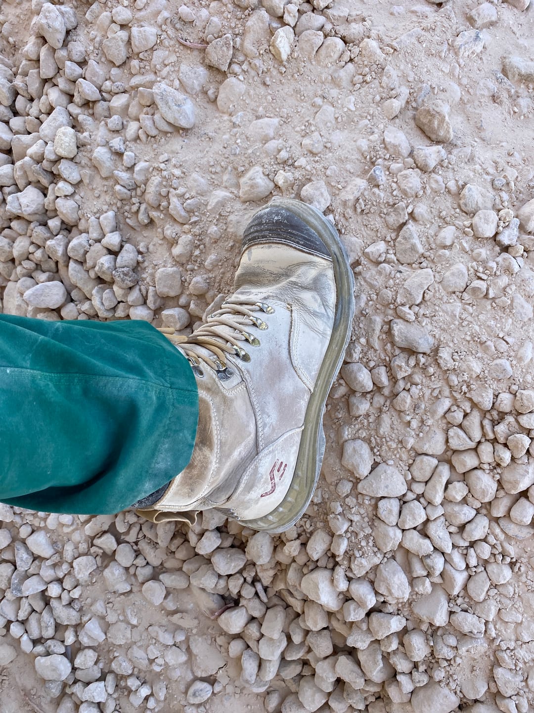 Customer photo review of Brawn Safety Work Boots Dark Brown