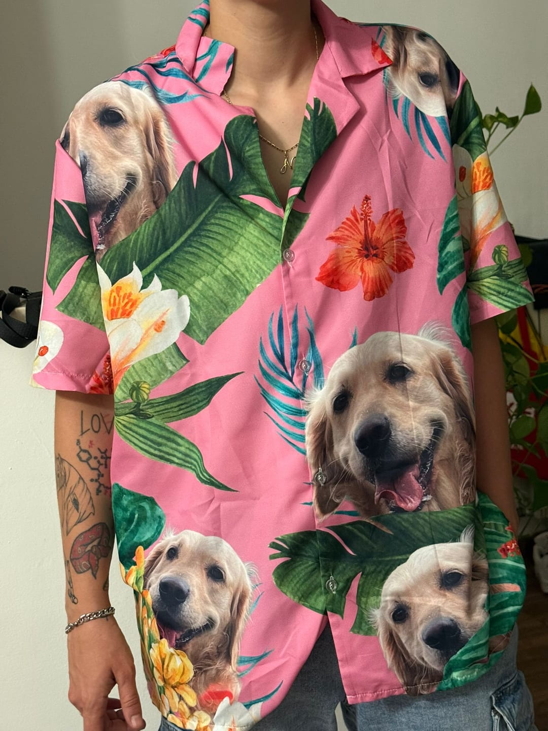 Customer photo review of La tua foto - Camicia hawaiana personalizzata