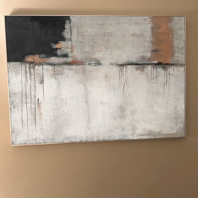Customer photo review of Abstract Painting Canvas #AP126
