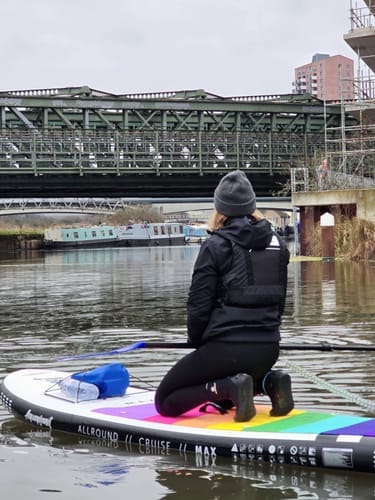 Customer photo review of Aquaplanet MAX 10’6″ Inflatable Paddle Board Package - Prism