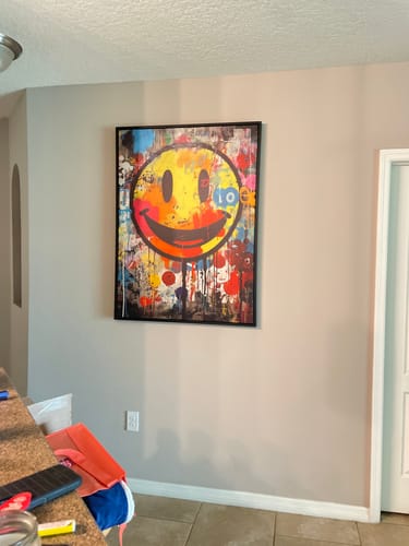 Customer photo review of Graffiti Smiley