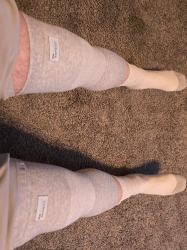 Customer photo review of Premium Bamboo Knee Sleeve (Single)