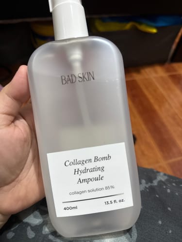 Customer photo review of Bad Skin™ Korean Collagen Bomb Hydrating Ampoule
