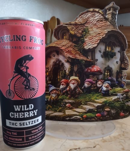 Customer photo review of Wild Cherry THC Seltzer, 6pk