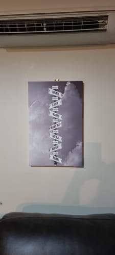 Customer photo review of DATE OF BIRTH OF CHILDREN by Cstm Canvas