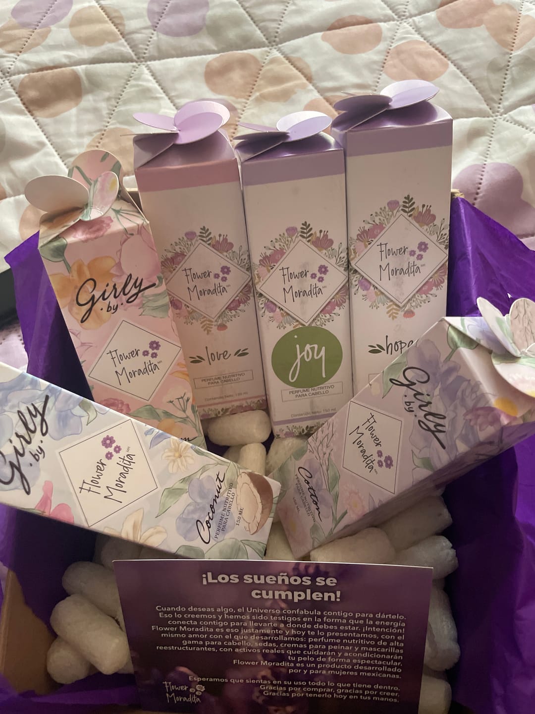 Customer photo review of Kit 3 Perfumes para cabello