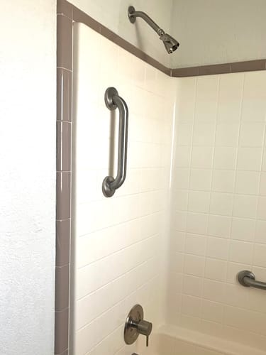 Customer photo review of 2 Inch Low Flow Shower Head