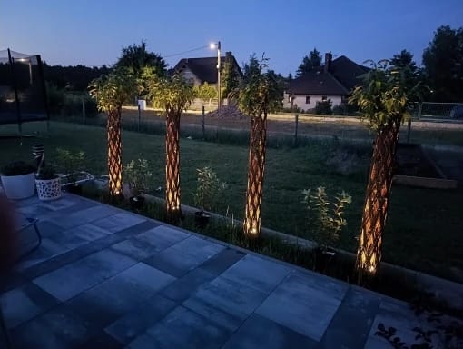 Customer photo review of 9 LED Solar Spot Lights