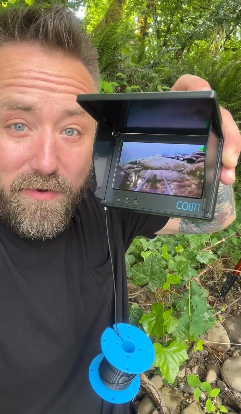 Customer photo review of Colitt - Underwater Fishing Camera