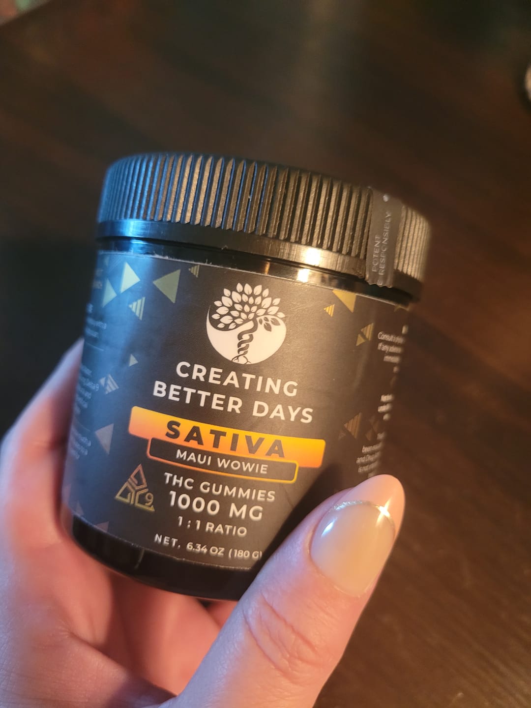 Customer photo review of Maui Wowie Delta 9 Gummies 1000 MG
